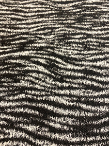 Stout Sunbrella Holden Black White Reversible Animal Pattern Upholstery Fabric WHS 5121