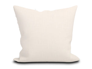 Custom Pillow Cover in Botanical Stripe Thibaut Lacinato in Birch - One Side