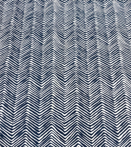 Petite Zig Zag Quadrille China Seas Alan Campbell Navy Blue Suncloth Outdoor Fabric STA 5066