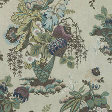 Load image into Gallery viewer, Set of Two Made to Order Thibaut Fairbanks Side Drapery Panels