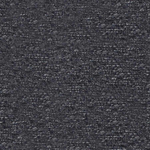 Stain Resistant Heavy Duty MCM Mid Century Modern Tweed Chenille Charcoal Black Gray Upholstery Fabric FB