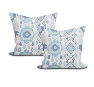 schumacher elizia ikat pillow cover