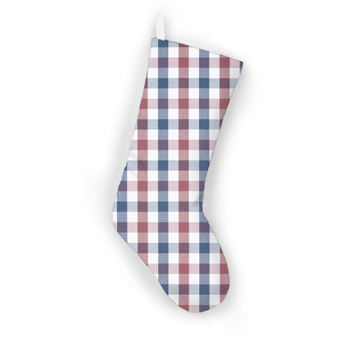 Thibaut Saybrook Check Christmas Stocking