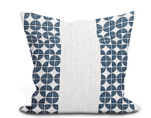 Load image into Gallery viewer, Thibaut Fairmont Stripe Embroidery Pillow