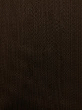Load image into Gallery viewer, Designer Indoor Outdoor Mocha Brown Herringbone MCM Mid Century Modern Upholstery Fabric WHS 4588