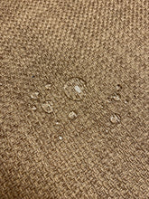 Load image into Gallery viewer, 1.6 Yard Designer Water &amp; Stain Resistant Taupe Brown MCM Mid Century Modern Tweed Upholstery Fabric WHS 4629