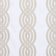 Load image into Gallery viewer, Set of Two Made to Order Thibaut Braid Embroidery Side Drapery Panels