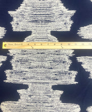 Load image into Gallery viewer, Perennials Ink Blot After Midnight Navy Blue Indoor Outdoor Upholstery Fabric WHS-5002