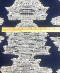 Perennials Ink Blot After Midnight Navy Blue Indoor Outdoor Upholstery Fabric WHS-5002