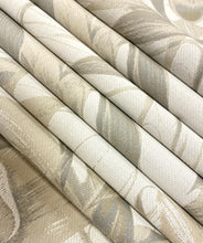 Load image into Gallery viewer, Designer Taupe Grey Beige Tropical Palm Leaves Upholstery Fabric STA 5068