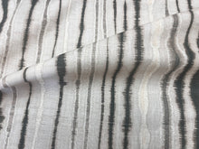 Load image into Gallery viewer, Gp &amp; J Baker Linear Neutral Beige Black Stripe Linen Upholstery Drapery Fabric