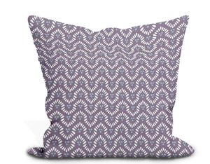 Botanical Thibaut Willow Tree Lavender Throw Pillow Cover