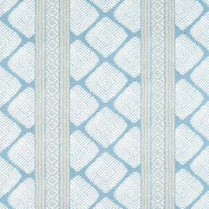 Set of Two Made to Order Thibaut Austin Side Drapery Panels