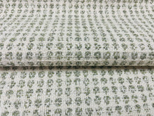 Load image into Gallery viewer, Remnant Thibaut Remy Dot Aloe Green Cream Indoor Outdoor Fabric