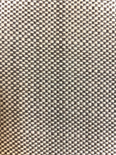 Load image into Gallery viewer, Designer Water &amp; Stain Resistant Reversible Charcoal Grey Cream MCM Mid Century Modern Tweed Upholstery Fabric WHS 4580