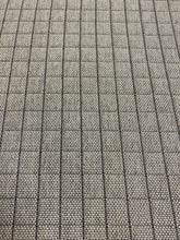 Load image into Gallery viewer, Water Stain Resistant Grey Check Performance Upholstery Fabric STA 5139