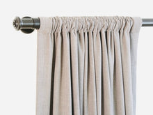 Load image into Gallery viewer, Set of Two Made to Order Thibaut Pontorma Ikat Side Drapery Panels