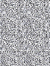 Load image into Gallery viewer, Cotton Navy French Blue Small Scale Floral Upholstery Drapery Fabric FB