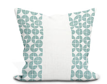Load image into Gallery viewer, Thibaut Fairmont Stripe Embroidery Pillow
