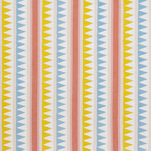 Load image into Gallery viewer, Set of Two Made to Order Thibaut Lomita Stripe Side Drapery Panels