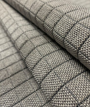 Load image into Gallery viewer, Water Stain Resistant Grey Check Performance Upholstery Fabric STA 5139
