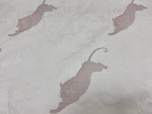 Load image into Gallery viewer, Jungle Damask Beige Leopard Cheetah Animal Pattern Upholstery Drapery Fabric