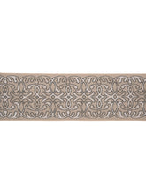 Load image into Gallery viewer, 3&quot; Wide Beige Grey Cream Renaissance Scroll Drapery Tape Trim