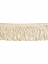 Load image into Gallery viewer, 4.75" Wide Vanilla Cream Tassel Bullion Fringe Trim