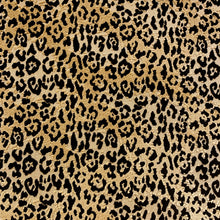 Load image into Gallery viewer, Beige Black Ivory Cheetah Animal Pattern Epingle Velvet Upholstery Fabric