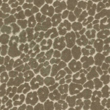 Load image into Gallery viewer, Mocha Brown Beige Cheetah Animal Cut Velvet Upholstery Fabric