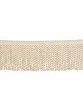 Load image into Gallery viewer, 4.75" Wide Vanilla Cream Tassel Bullion Fringe Trim