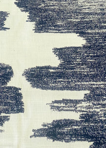 Perennials Ink Blot After Midnight Navy Blue Indoor Outdoor Upholstery Fabric WHS-5002