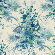 Load image into Gallery viewer, Set of Two Made to Order Schumacher Quail Meadow Side Drapery Panels