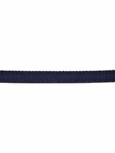 Load image into Gallery viewer, 1.25" Wide Linen Wool Blend Indigo Navy Blue Brush Upholstery Fringe Trim