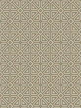 Load image into Gallery viewer, Grey Brown Beige Gold Geometric Chenille Upholstery Fabric