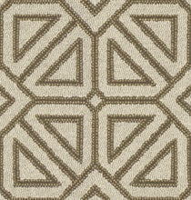 Load image into Gallery viewer, Grey Brown Beige Gold Geometric Chenille Upholstery Fabric