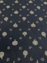 Load image into Gallery viewer, Utopia Goods Polka Dot Nut Black Taupe Linen Upholstery Drapery Fabric WHS 5078