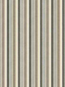 Taupe Brown Cream Aqua Blue Beige Stripe Velvet Upholstery Fabric