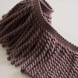 4.75" Wide Lavender Heather Purple Tassel Bullion Fringe Trim