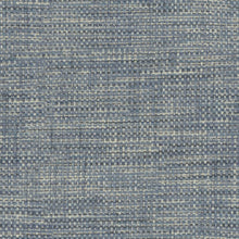 Load image into Gallery viewer, Tweed MCM Mid Century Modern French Navy Blue Cream Upholstery Fabric FB