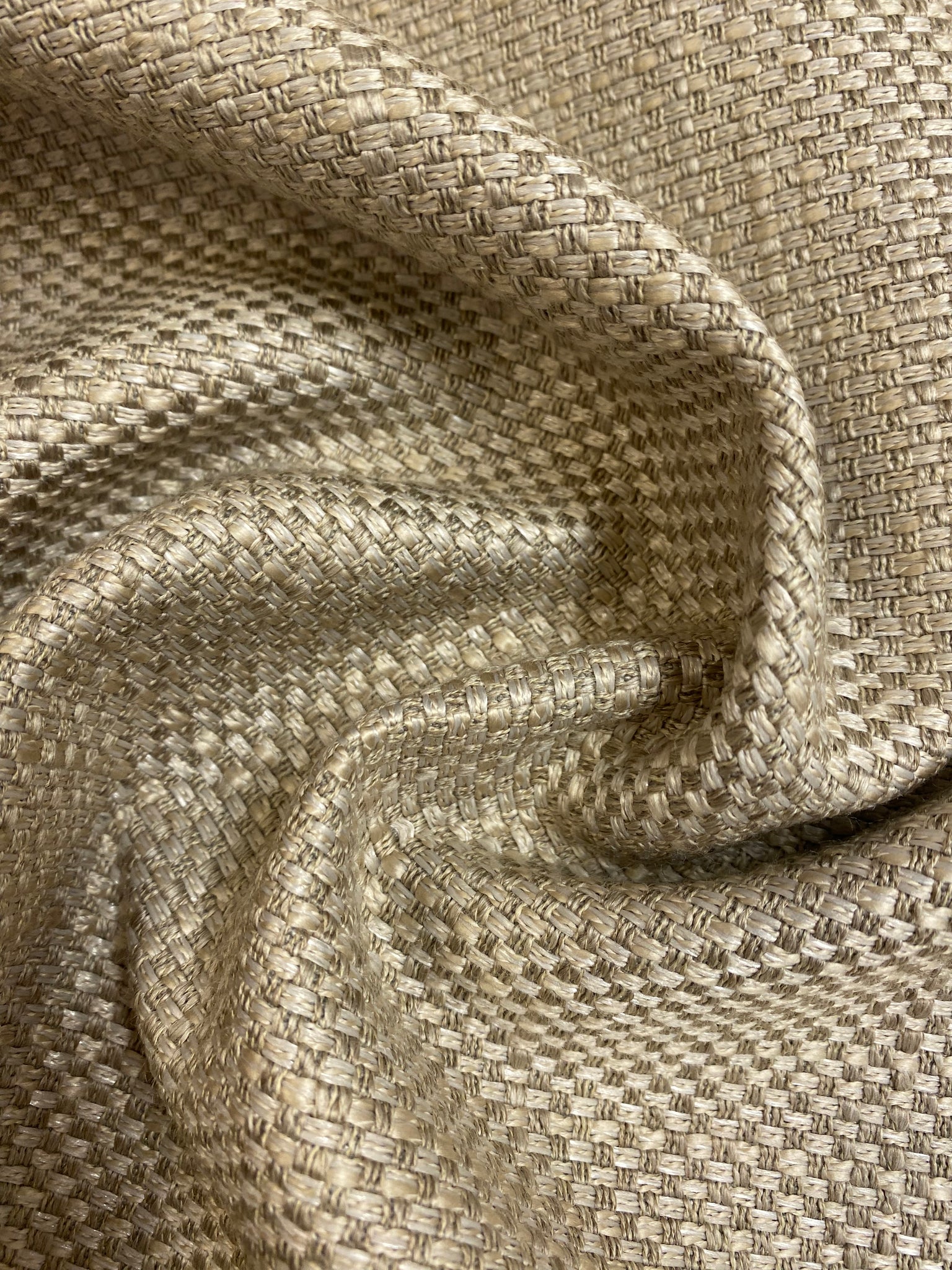 Designer Woven Beige online Taupe Textured Tweed Upholstery Fabric WHS095