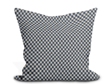 Load image into Gallery viewer, Custom Pillow Cover in Thibaut Moulinet in Ebony - One Side