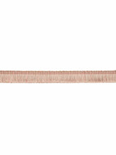 Load image into Gallery viewer, 1.25" Wide Linen Wool Blend Rose Pink Brush Upholstery Fringe Trim