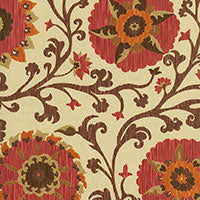 Load image into Gallery viewer, Set of Two Made to Order Schumacher Fergana Embroidery Print Side Drapery Panels