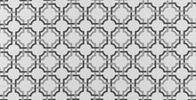 Load image into Gallery viewer, White Navy Blue Cotton Trellis Upholstery Drapery Fabric