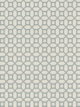 Load image into Gallery viewer, Grey Geometric Trellis Drapery Fabric