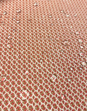 Load image into Gallery viewer, Regal-Kiddo Coral Water Stain Resistant Coral Beige White Woven Tweed Upholstery Fabric STA 5137