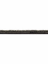 Load image into Gallery viewer, 0.5" Wide Black White Animal Pattern Faux Fur Upholstery Lip Cord