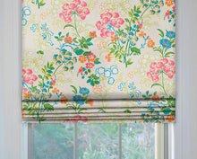 Load image into Gallery viewer, Made to Order Thibaut Spring Garden Floral Roman Shade