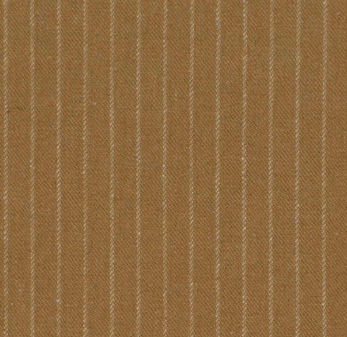 Wool Blend Mustard Ochre White Stripe Upholstery Fabric FB